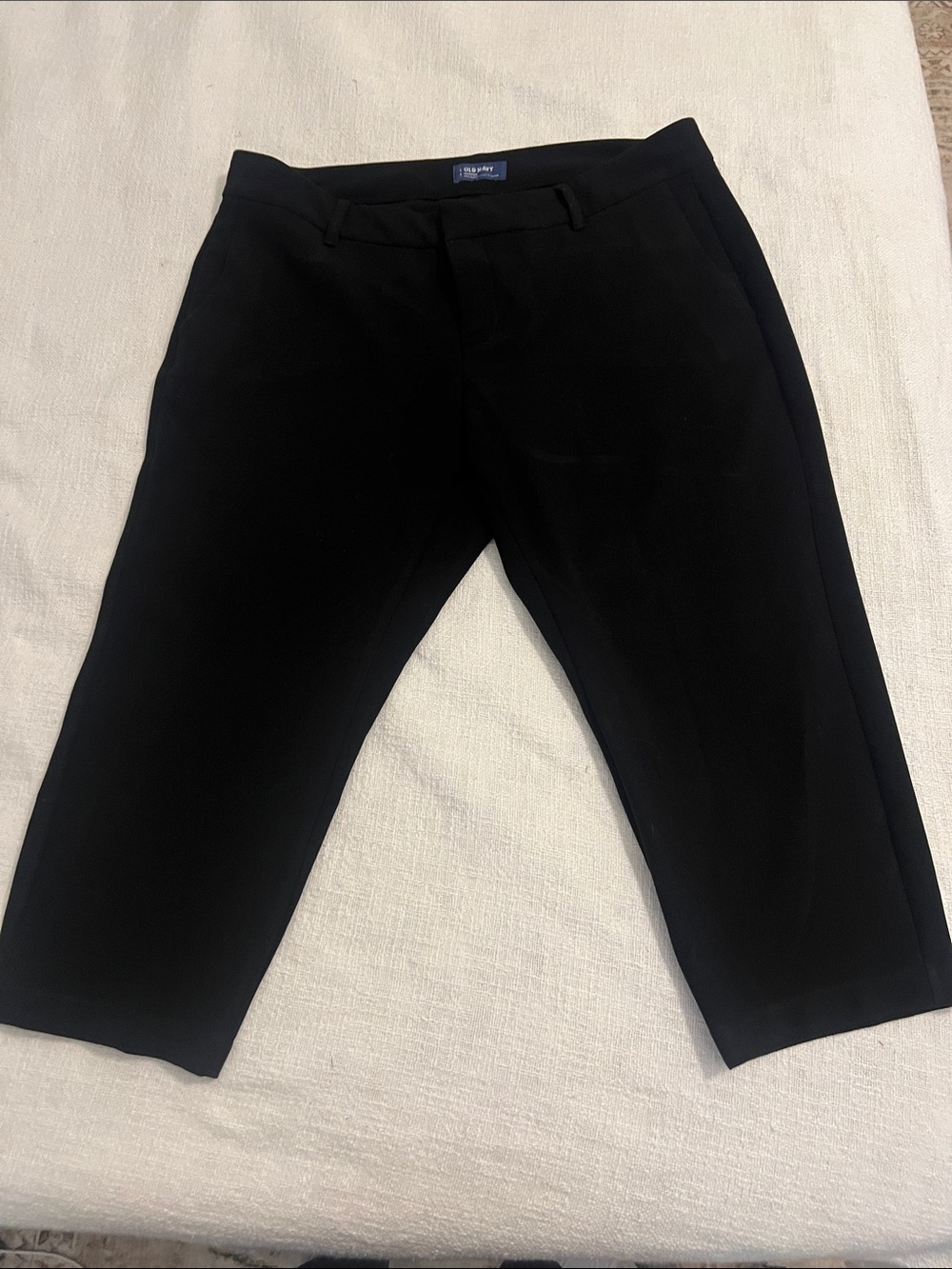 Old Navy Women’s Black Harper Mid-Rise Pants Sz 18 Short Plus